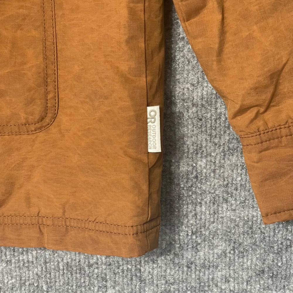 Outdoor Research Womens Lined Chore Jacket Saddle Brown Sherpa Medium Hiking NEW - Picture 8 of 12
